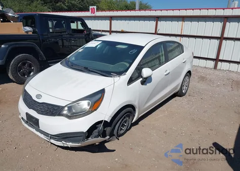 2014 Kia Rio Lx из США, поврежденный, VIN KNADM4A30E6417917